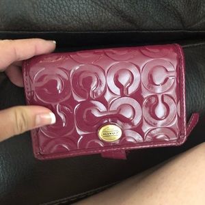 Coach wallet and wrislets